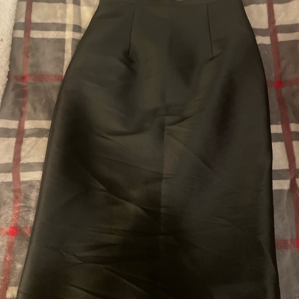 Sachin + Babi Black Pencil Skirt Size 26 NWT | Classic High Waist Midi - Picture 2 of 7
